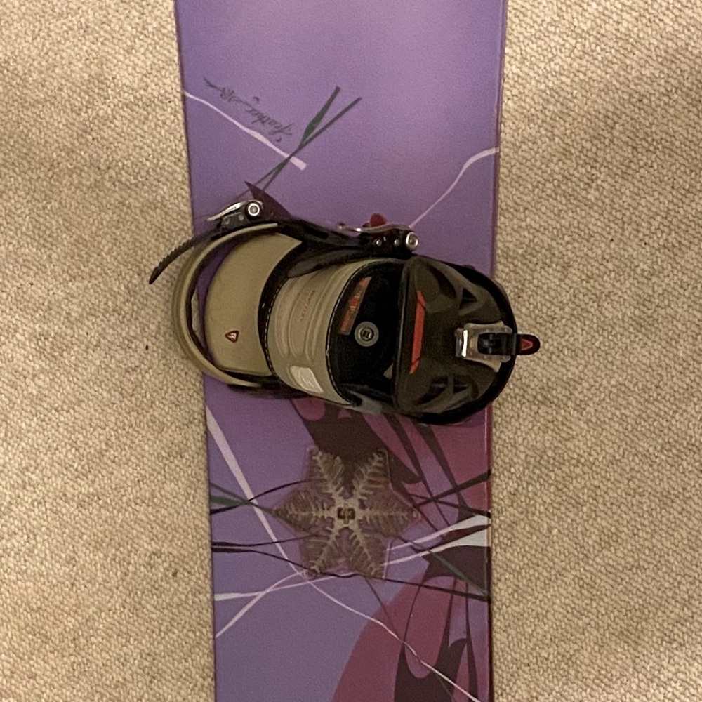 Burton Feather Snowboard with Mission Bindings